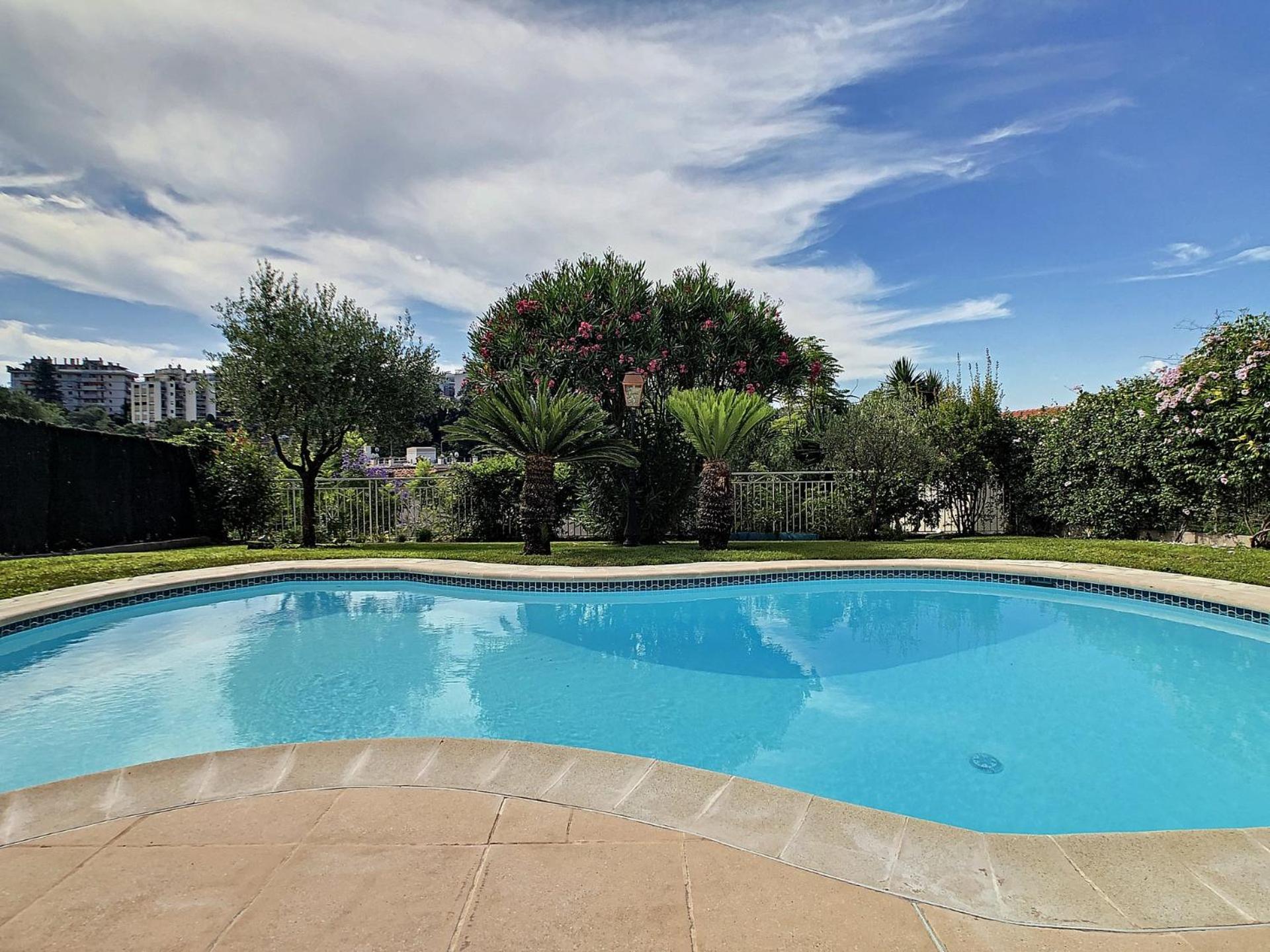 Villa Paradiso, Logement Avec Piscine, Nice Nord Exterior foto